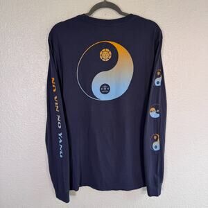 Roark Shirt Mens Small No Yin No Yang Graphic Long Sleeve Tee Surf Skater Top